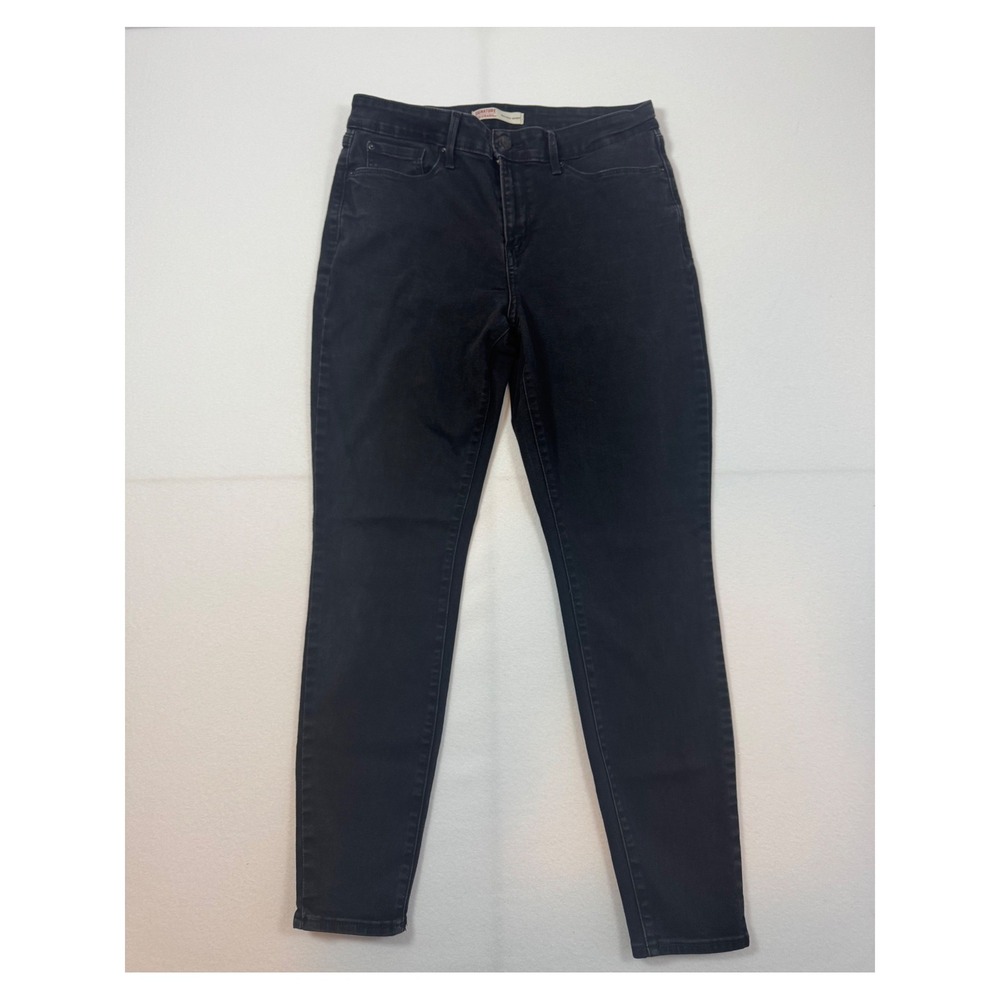 Signature by Levi Strauss Women 10M Black Mid-Rise Skinny Jeans W30 L30